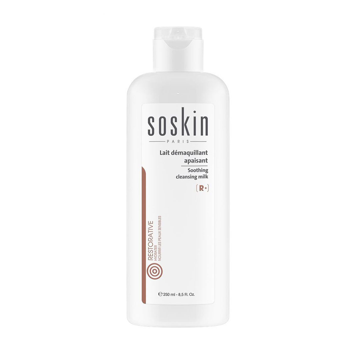 Заспокійливе молочко для обличчя Soskin Soothing Cleansing Milk для сухої та чутливої шкіри, 250 мл